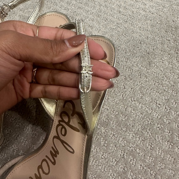 Gold Sam Edelman Heels - Picture 3 of 4